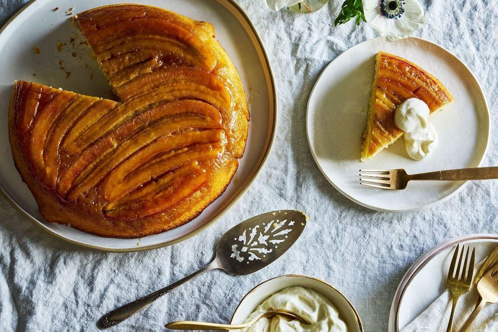 Caramelized Banana Upside-Down Cake