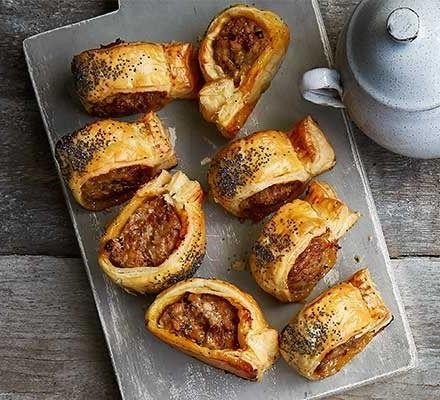 Caramelized Onion Sausage Rolls