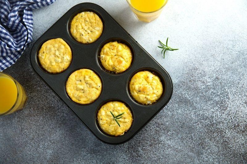 Caramelized Onion and Thyme Egg White Bites