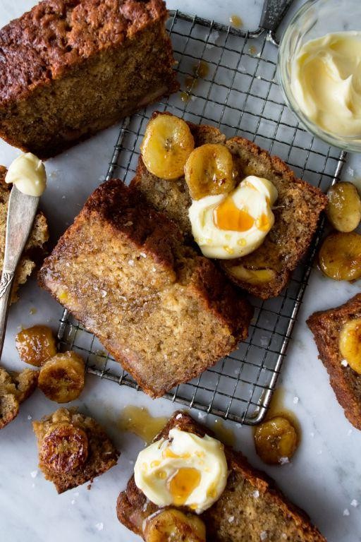 Caramelized Piloncillo Banana Bread