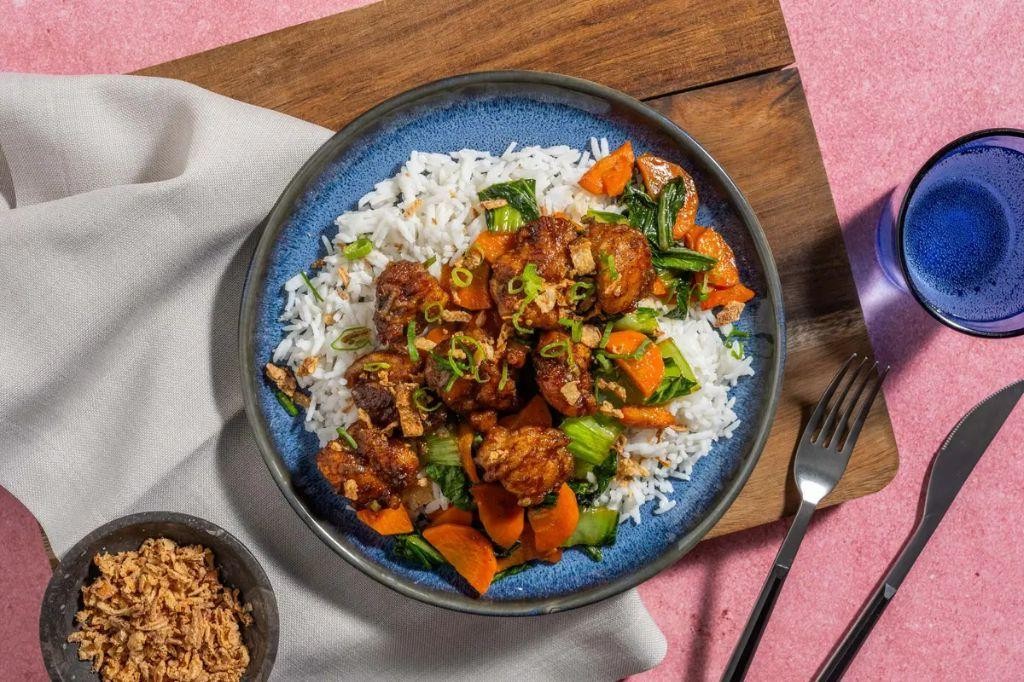 Caramelized Tofu with Fresh Ginger