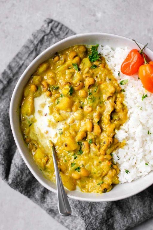 Caribbean Curry Rice with Vegetables