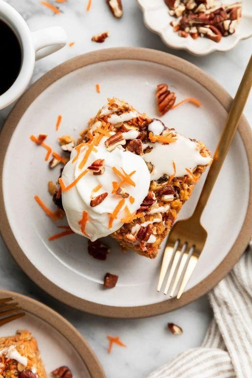 Carrot Cake Baked Oatmeal