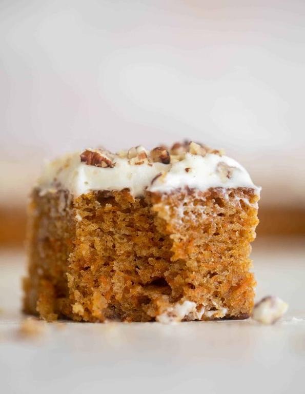 Carrot Cake with Greek Yogurt Frosting