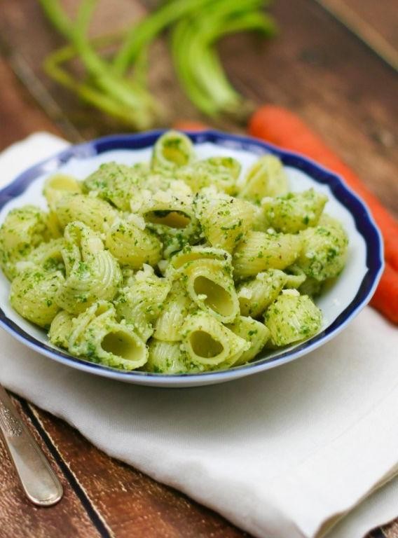 Carrot Top Pesto with Pepitas