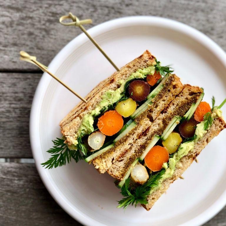 Carrot and Avocado Sandwich Spread