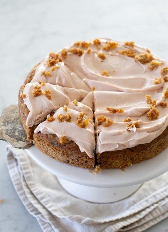 Carrot and Date Cake with Cream Cheese Frosting