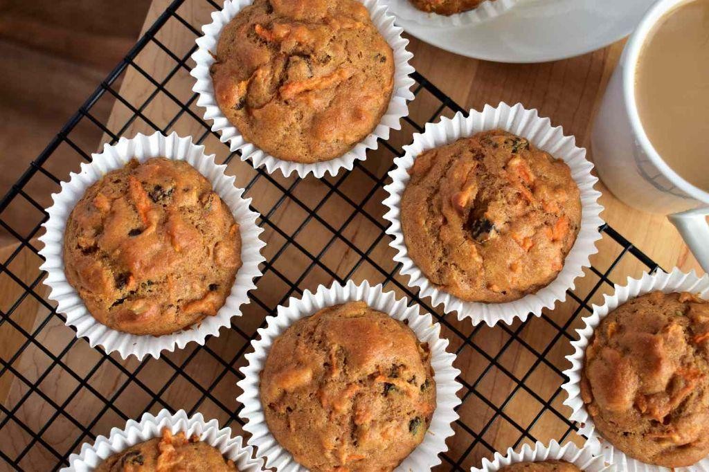 Carrot and Walnut Muffins