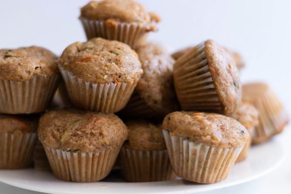 Carrot and Zucchini Mini Muffins