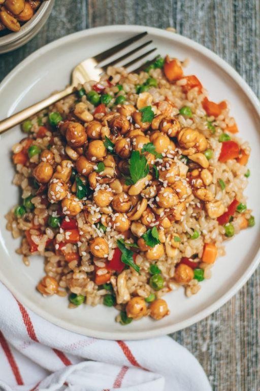 Cashew and Red Pepper Fried Rice