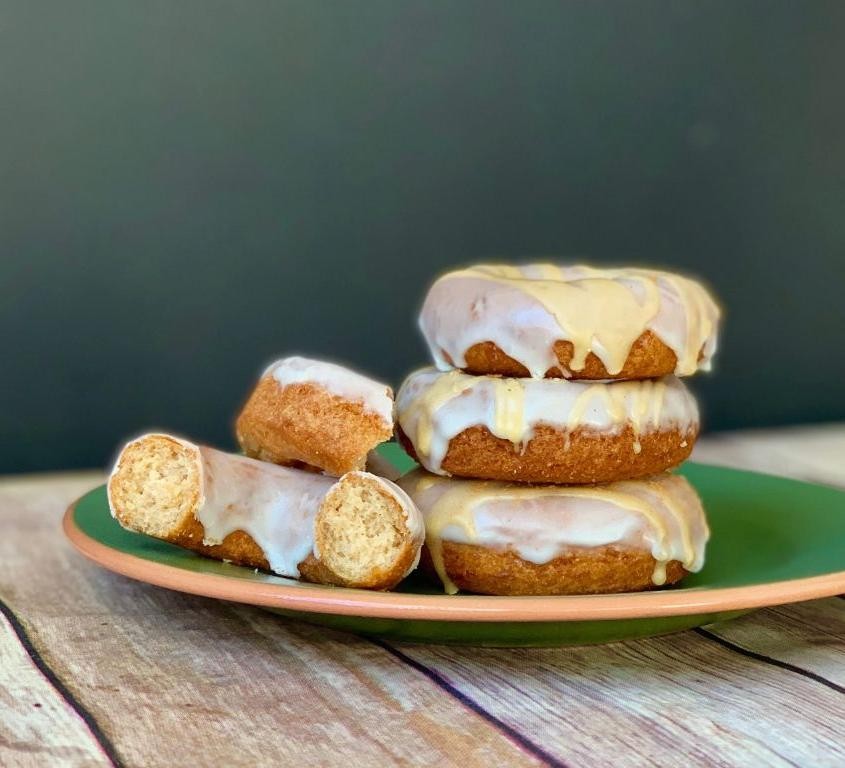 Cassava Flour Doughnuts with Glaze