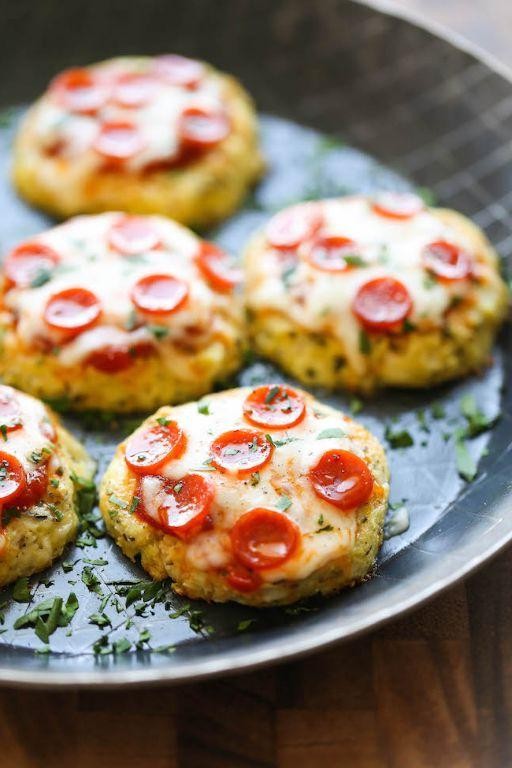 Cauliflower Crust Mini Pizzas