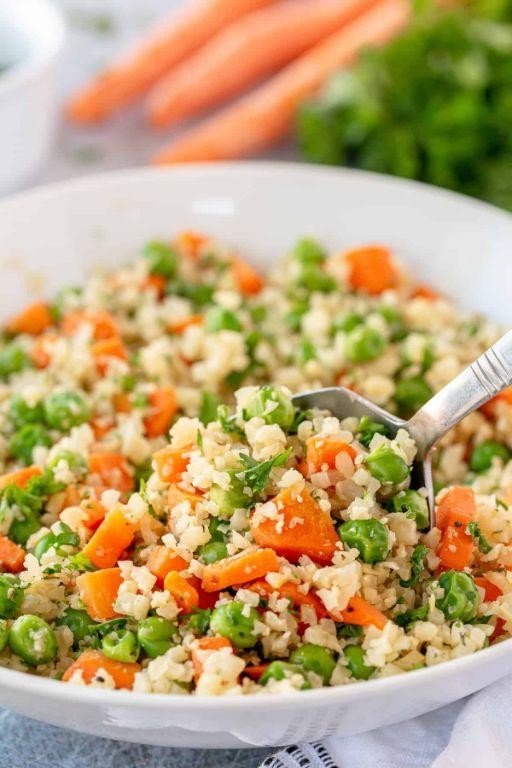 Cauliflower Rice Pilaf