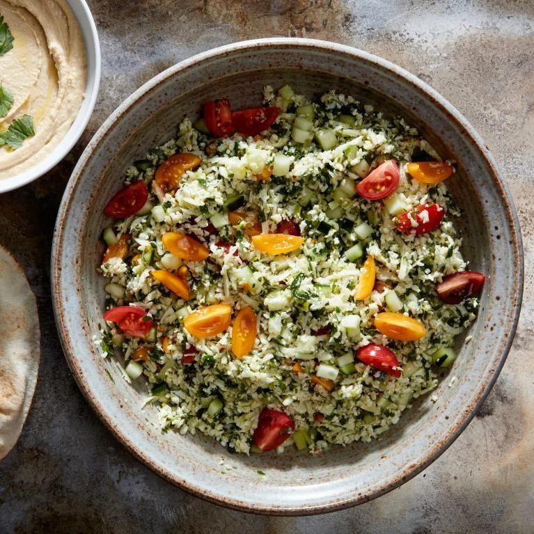 Cauliflower Rice Tabbouleh