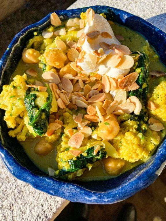 Cauliflower and Almond Butter Curry