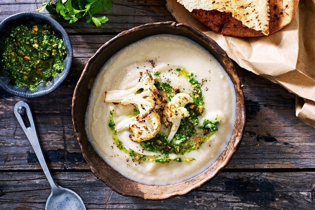 Cauliflower and White Bean Soup
