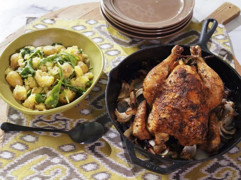 Celery and Lemon Roasted Chicken