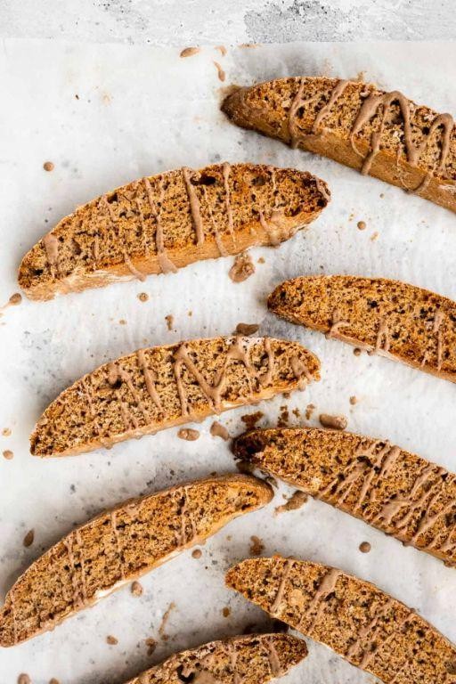 Chai Spiced Whole Wheat Biscotti