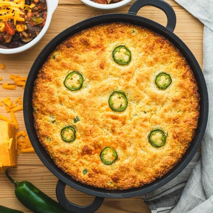 Cheddar Jalapeño Cornbread