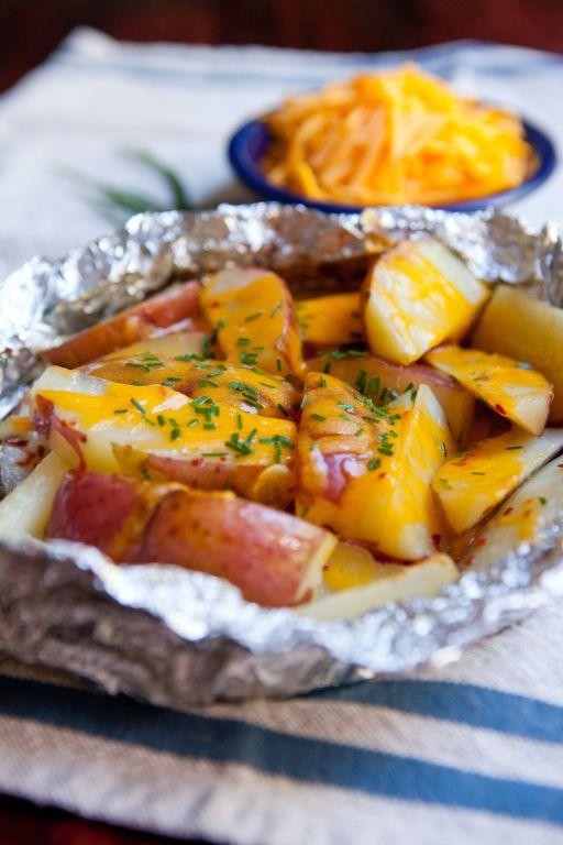 Cheesy Bacon Grilled Potato Packets