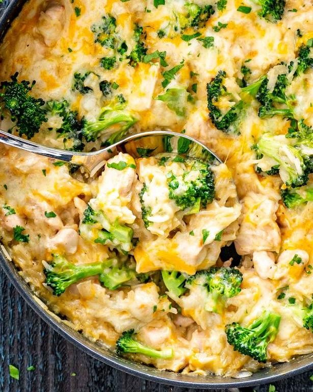 Cheesy Broccoli and Chicken Casserole