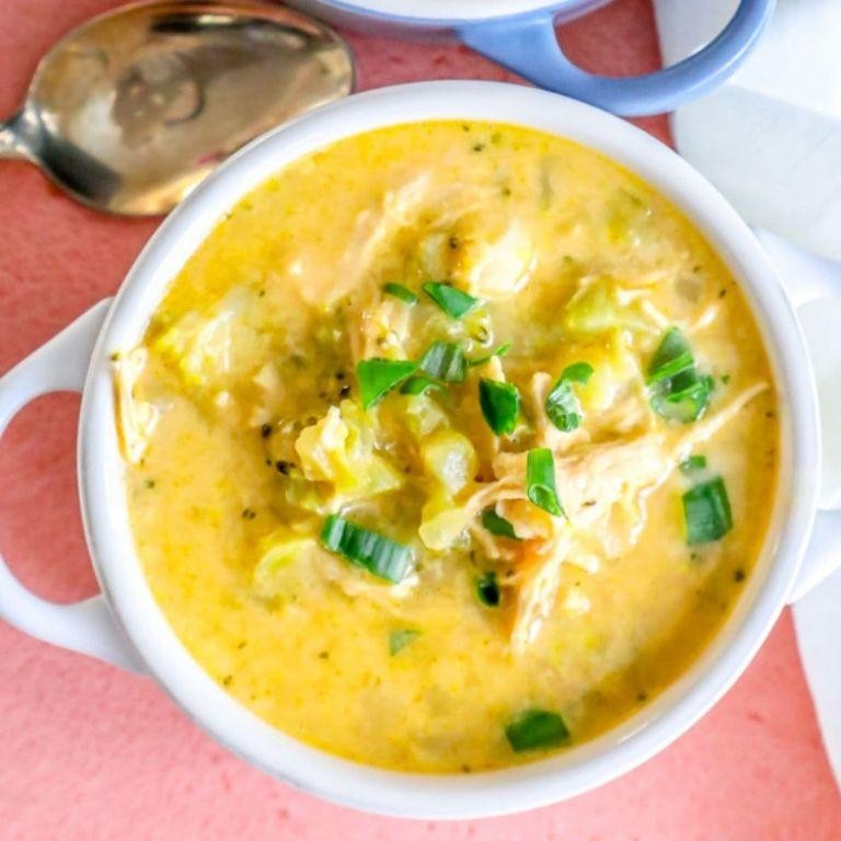 Cheesy Broccoli and Cream of Chicken Soup