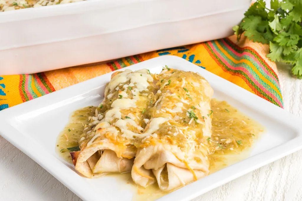 Cheesy Chicken Enchiladas