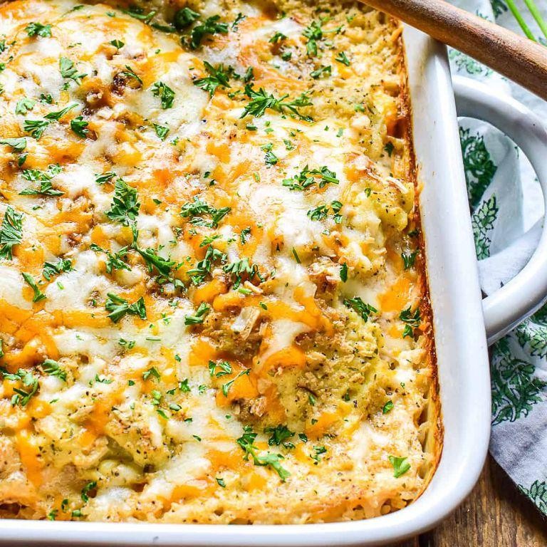 Cheesy Chicken and Rice Casserole