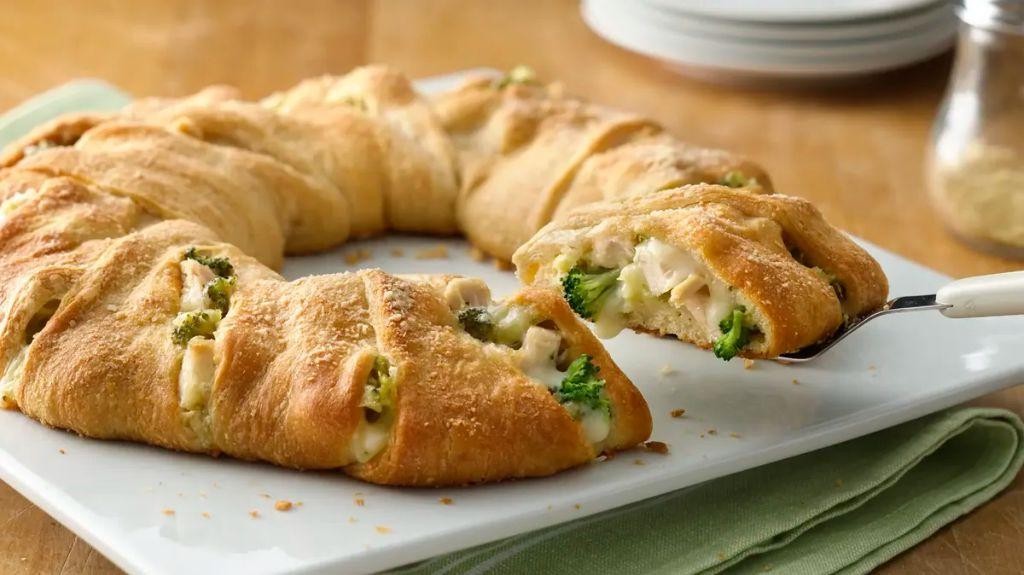 Cheesy Chicken and Vegetable Crescents