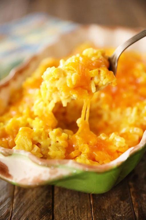 Cheesy Corn and Rice Casserole