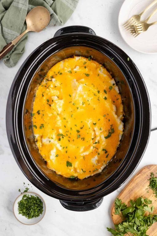 Cheesy Crock Pot Shepherd