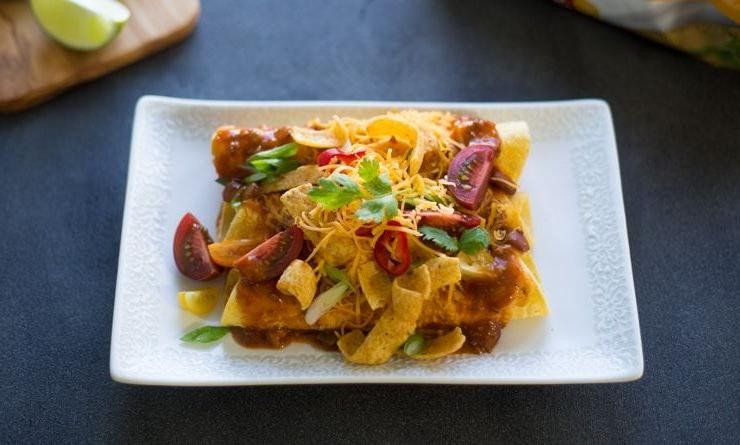 Cheesy Enchilada Frito Pie