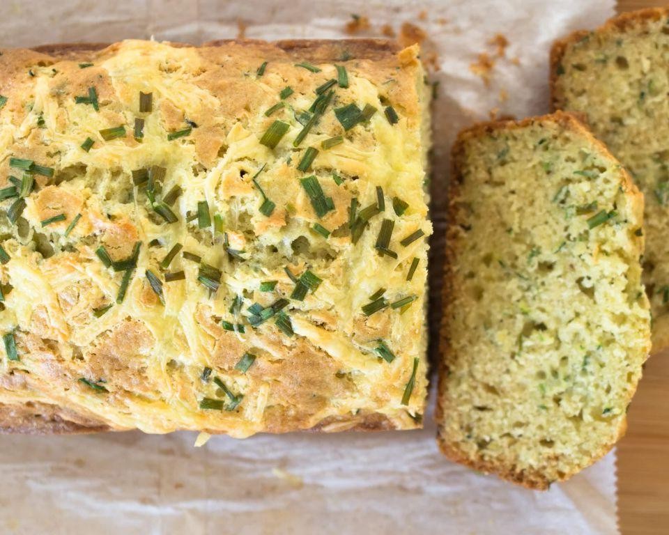 Cheesy Herb Zucchini Bread