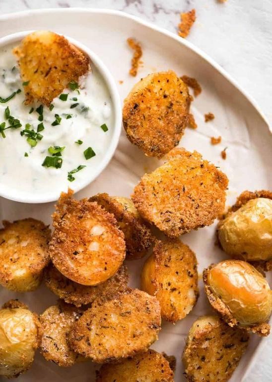 Cheesy Parmesan Crusted Potato Roast