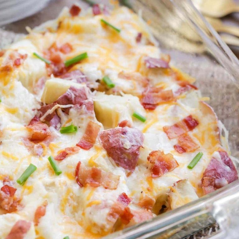 Cheesy Red Bliss Potato Casserole