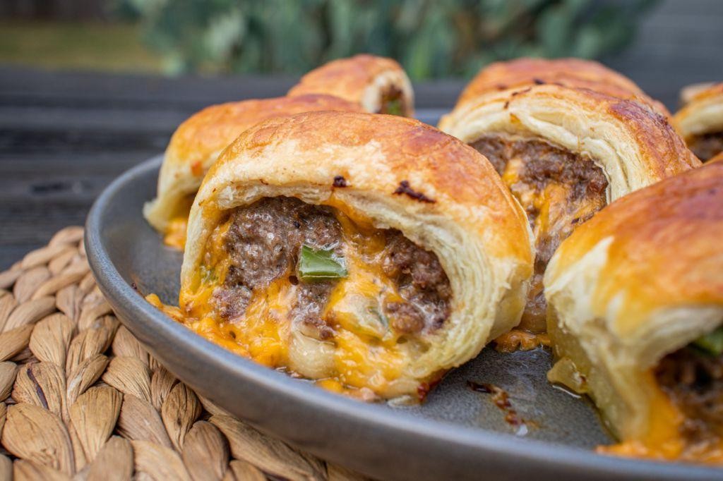 Cheesy Sausage Rolls with a Twist