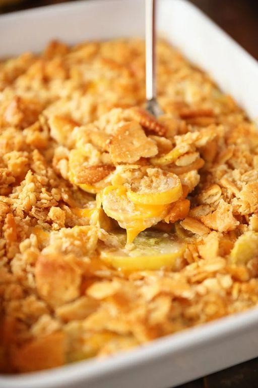 Cheesy Squash Casserole