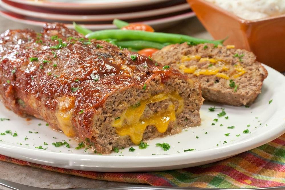 Cheesy Stuffed Meatloaf
