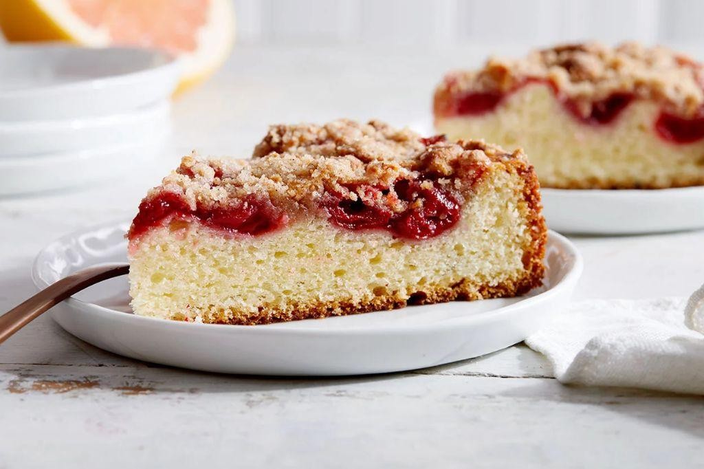 Cherry Almond Coffee Cake Casserole