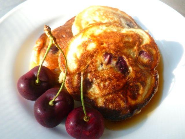 Cherry Banana Pancakes