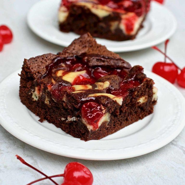 Cherry Cheesecake Brownie Bars