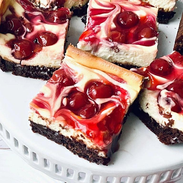 Cherry Cheesecake Brownie Surprise