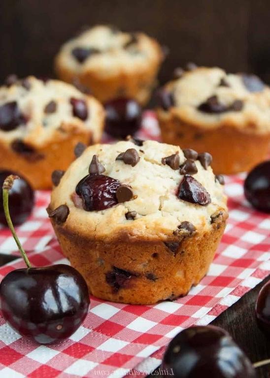 Cherry Chocolate Chip Muffins
