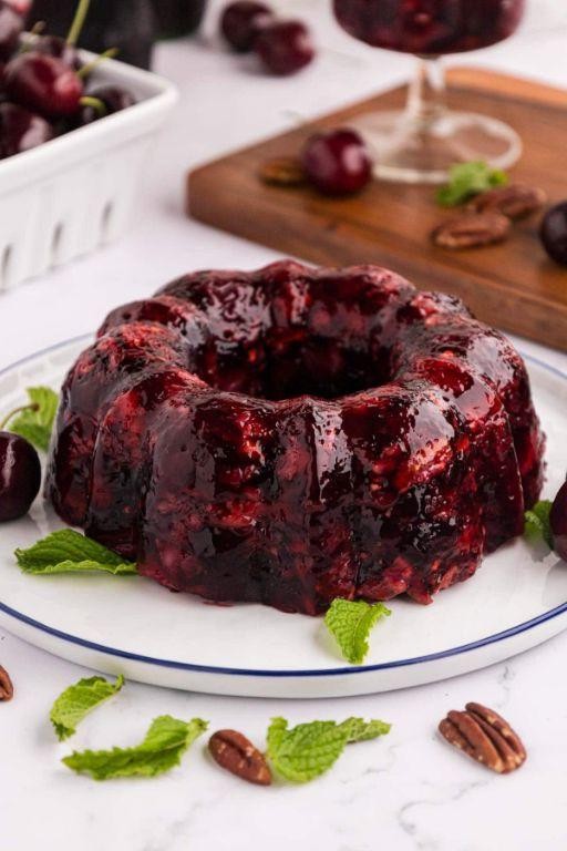 Cherry Cola Jello Squares