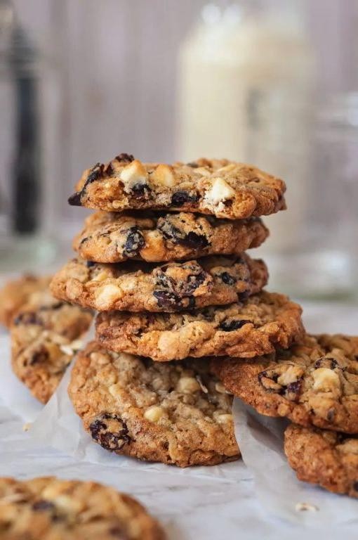 Cherry Oatmeal Breakfast Cookies