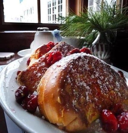 Cherry Stuffed French Toast