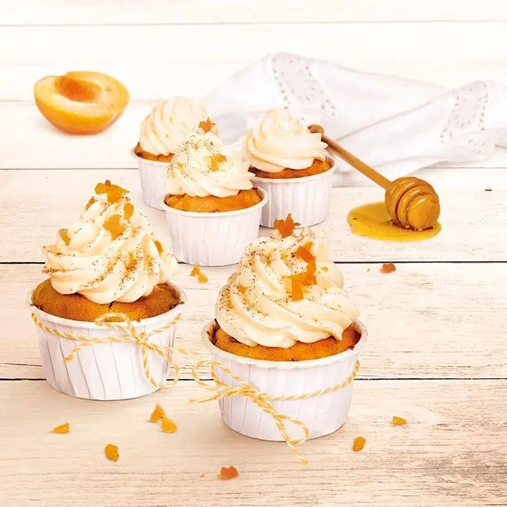 Chestnut and Honey Cream Cupcakes