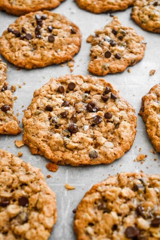 Chewy Almond Butter Oatmeal Cookies