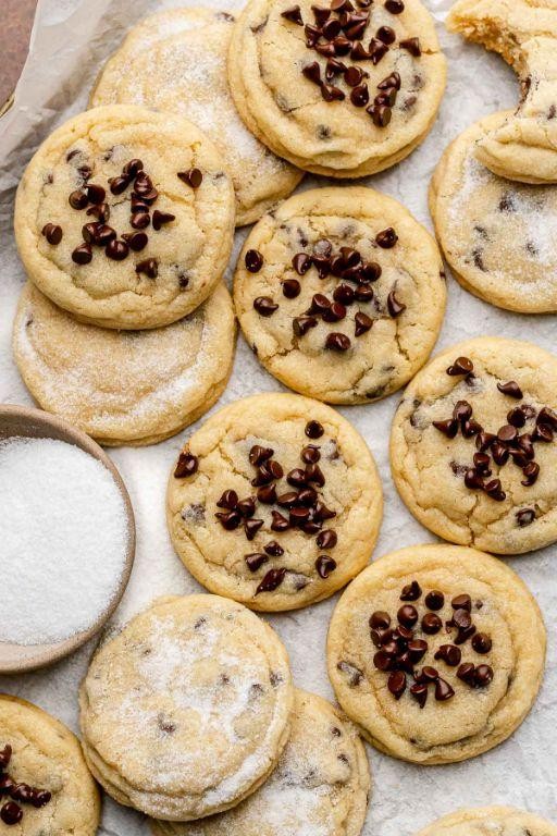 Chewy Chocolate Chip Sugar Cookies
