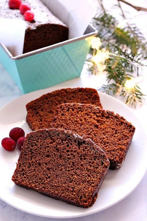 Chewy Gingerbread Loaf from Cake Mix